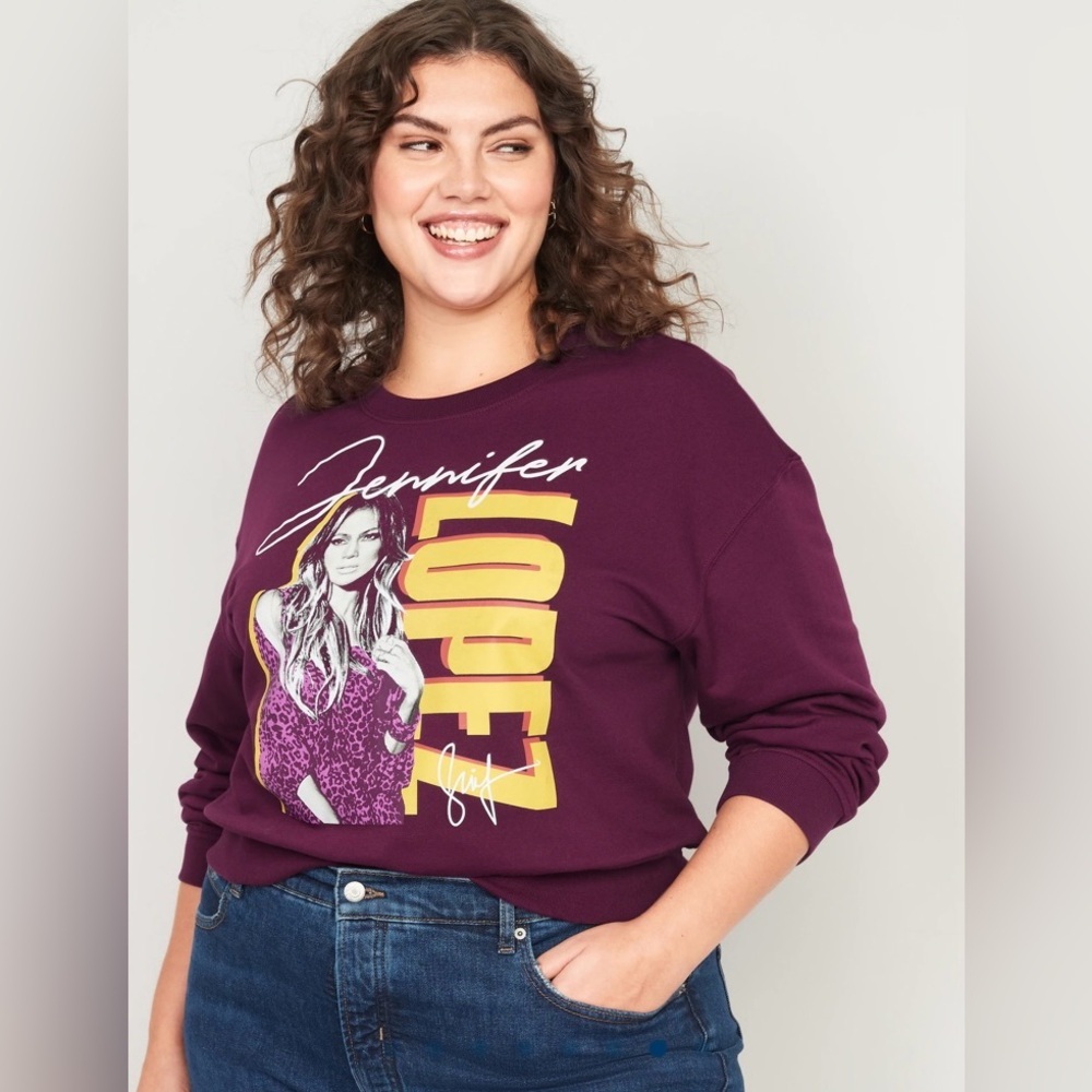 Jennifer Lopez Sweat Shirt Old Navy XXL